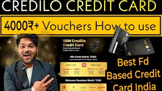 SBM Credilio Credit Card Review Best FD Based Credit Card 2024  Credilio Credit Card Good or Bad [upl. by Popele]