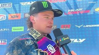 Haiden Deegan High Point interview after loss to Masterpool June 2024 [upl. by Nikaniki]