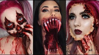 Increíbles Maquillajes de terror para HALLOWEEN 2023 Makeup for halloween 2023 2024 halloween2023 [upl. by Alyss23]