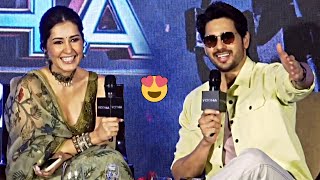 Yodha Movie Press Meet In Hyderabad  Sidharth Malhotra  Raashi Khanna  Daily Culture [upl. by Nahgiem293]