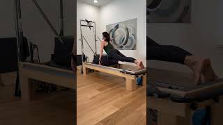 Reformer tower combo class abworkout coreworkout pilates reformer [upl. by Aihtenyc924]