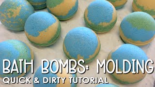 Quick amp Dirty Tutorial  Bath Bomb Molding [upl. by Aimal]