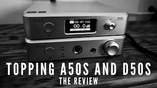 Headphone Amp and DAC  The Topping A50s amp D50s Review [upl. by Nylatsyrk]