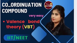 VBTvalence bond theory of coordination compoundsNEETIIT vidyawiseofficial [upl. by Eimaraj284]