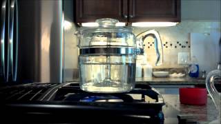 Pyrex Coffee Percolator Time Lapse [upl. by Aivat]