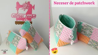 Neceser de patchwork 😍 Súper fácil 🧵 [upl. by Aubrette462]