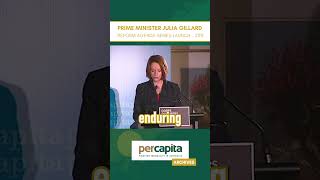 Impactful enduring policy  Julia Gillard 2011 percapita archive reformagenda [upl. by Airitac]