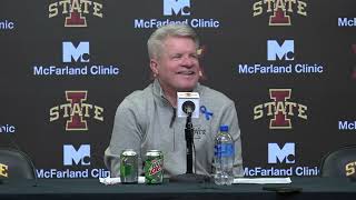 CFTV Bill Fennelly talks Iowa States comeback win over No 24 West Virginia [upl. by Cesaria]