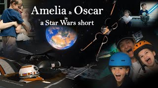 Amelia and Oscar in a Star Wars short film [upl. by Aneeres]