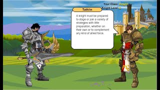 Adventure Quest Class Training  Knighthood Training Level 1 [upl. by Fidela]