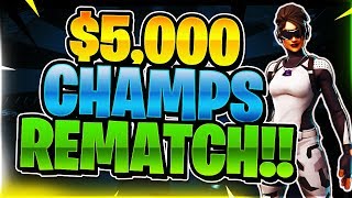 THE 5000 CHAMPS REMATCH Tournament Highlight 24 Fortnite Battle Royale [upl. by Lennie]