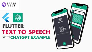 Flutter Text to Speech with Example  Flutter Chat GPT Voice Chatbot  Flutter Tutorial [upl. by Aimak]