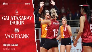 Maçın Tamamı  Galatasaray Daikin  Vakıfbank Vodafone Sultanlar Ligi [upl. by Annmaria810]