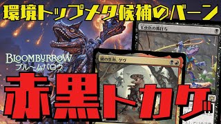 【MTGアリーナ：スタン】部族シナジーで攻めるバーンデッキ！新環境Tier1候補の赤黒トカゲ！ [upl. by Atiseret]