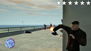 Grand Theft Auto The Ballad of Gay Tony  Luis SIX STAR COP BATTLE GTA IV Funny Moments [upl. by Annodas621]