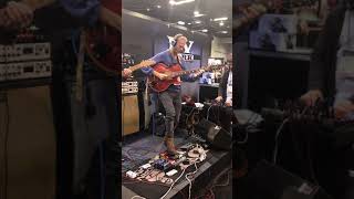 Rotem Sivan at NAMM 2019 improv solo at DV Mark booth [upl. by Lovett]