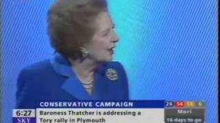 Thatchers Last Great Public Speech [upl. by Ixel]