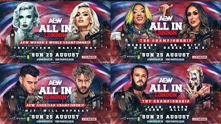 Prediction time for AEW All In Can Swerve retain New TBS Champion The almighty debut [upl. by Downs53]