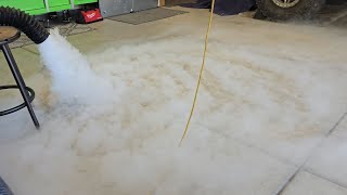 DIY lowlying fog machine for Halloween no ice [upl. by Croix]