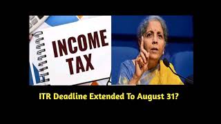 Income Tax Return Deadline Extended August 31 [upl. by Cresa]