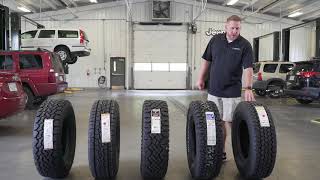 Tire Comparison video with the General Grabber ATX BF Goodrich KO2 and Goodyear DuraTrac [upl. by Venola500]