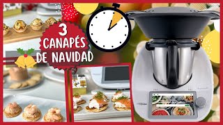 APERITIVOS y CANAPÉS de NAVIDAD🎄 🎁 en 5 MINUTOS 💫 con THERMOMIX  FÁCILES Y RÁPIDOS [upl. by Ominoreg625]