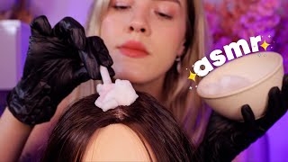 ASMR ROLEPLAY  Tricologista cuida do seu cabelo ✨👩🏼‍⚕️ Voz suave e atenção pessoal [upl. by Gawen]