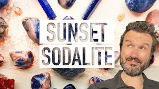 Sunset Sodalite Meaning Benefits and Spiritual Properties [upl. by Buna]