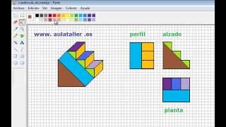 Tecnología en la ESO  Alzado planta y perfil [upl. by Dnomasor]