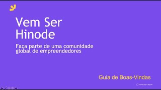 APRESENTAÇÃO DO PLANO HINODE  2 DE ABRIL [upl. by Dunn]