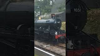 WSR Mogul arriving into Crowcombe Heathfield Station on the West Somerset Railway [upl. by Hartwell]