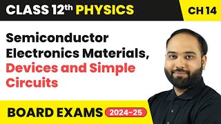 Introduction of Semiconductor Electronics Materials Devices and Simple Circuits  Class 12 Physics [upl. by Reltuc]