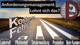 Anforderungsmanagement  Lohnt sich das [upl. by Adnohsak572]