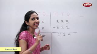 Subtraction of Three Digit Numbers  Maths For Class 2  Maths Basics For CBSE Children [upl. by Ricker]