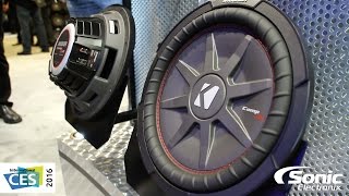 Kicker New CompR amp CompRT Subwoofers  CES 2016 [upl. by Sheela]