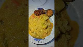 Khichuri recipe bengali cooking vlog youtubeshorts shortvideo viralvideo [upl. by Meave]