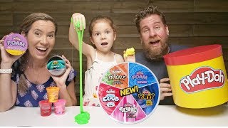 NEW Play Doh Slime Foam Putty Krackle Super Cloud [upl. by Previdi]