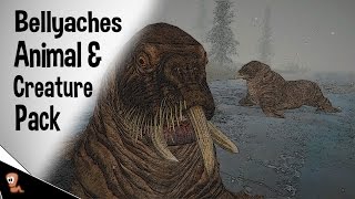 Skyrim Mods 106 SE  Bellyaches Animal amp Creature Pack [upl. by Aderfla]