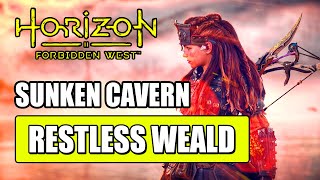 Sunken Cavern  Restless Weald  Horizon Forbidden West  Greenshine Locations [upl. by Gitlow807]