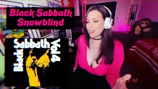 Black Sabbath Snowblind Sky Anderson reacts Official music video [upl. by Rania]