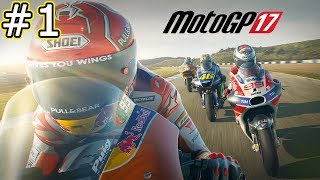 MotoGP 17 1 Career Mode Debut Pembalap Yang Tak Pernah Balap [upl. by Atinuj]