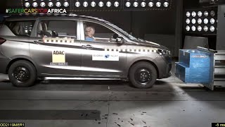 Maruti Suzuki Ertiga 2024 ultra slow motion CrashTest [upl. by Orlina866]