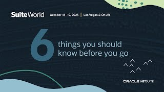 Know before you go  SuiteWorld 2023 [upl. by Jacqui285]