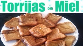 Como hacer Torrijas con miel recetas de cocina con Mila [upl. by Horwath]