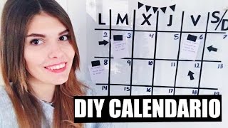 DIY CALENDARIO TRANSPARENTE [upl. by Lemkul]