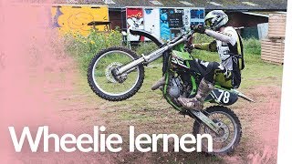 Wheelie lernen mit der CrossMaschine  Kliemannsland [upl. by Lamdin881]