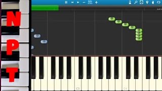 Gente de Zona ft Marc Anthony  La Gozadera  Piano Tutorial  Como Tocar  Synthesia [upl. by Medin]