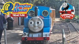 Drayton Manor  Thomas Turn Table and Ride from Park to Zoo [upl. by Favin]