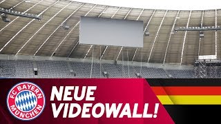 200 Quadratmeter Die neuen Videowände in der Allianz Arena  FC Bayern [upl. by Beltran]