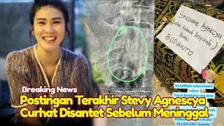 KAGET Stevy Agnesia Mantan Istri Samuel Rizal Curhat Disantet Sebelum Meninggal Dunia Jadi Sorotan [upl. by Camala]